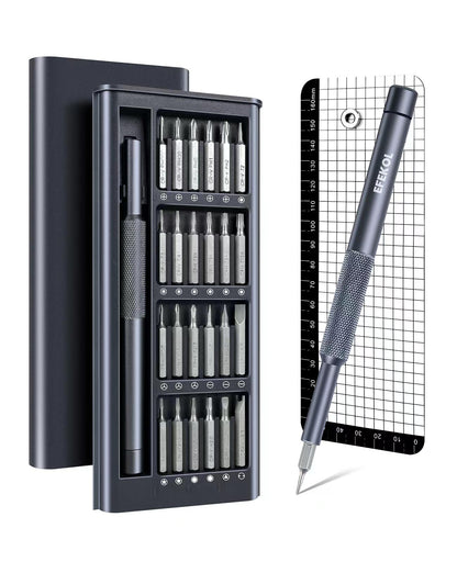 efekol 27 in 1 Small Precision Screwdriver Set - Electronics Torx Repair Tiny Tool Kit[Super Durable],for Ring Doorbell, Laptop, Switch, PS5, Xbox, Macbook, iPhone, Watch, Glasses